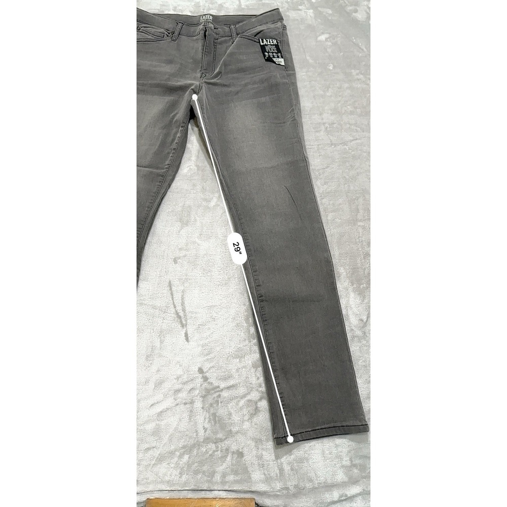 Lazer Jeans Women's Size 18 Slim Straight Stretch Gray Soft Brand New‎ With Tags - Picture 8 of 13